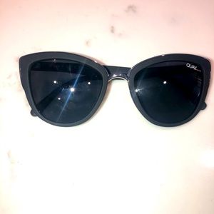 Quay Australia MY GIRL black sunglasses Silver Rim